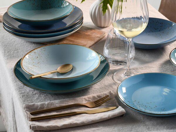 SADA HLBOKÝCH TANIEROV, keramika, 22 cm Creatable - Taniere, Online Only