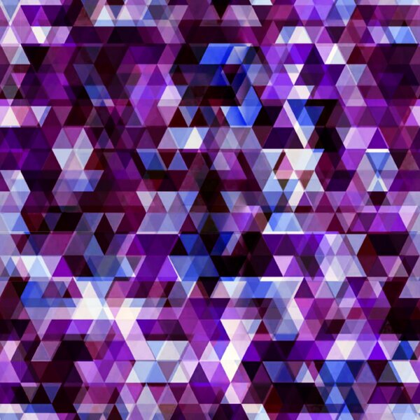 Metráž Softshell zimný digital Triangle - Fialová