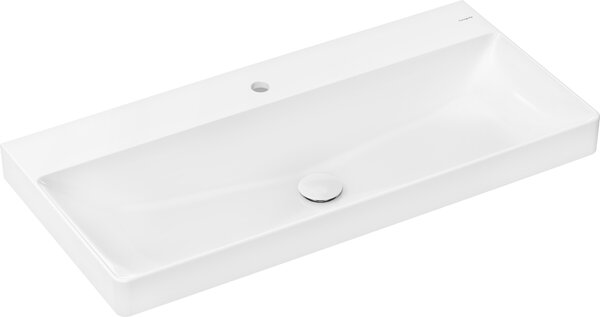 Hansgrohe Xelu Q - Umývadlo 1000x480 mm SmartClean s otvorom na batériu bez prepadu, biela 61036450