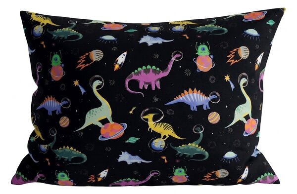 Obliečka na vankúš z mikrovlákna DINO SPACE 70x90 cm, farebný