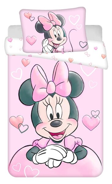 Bavlnené detské obliečky do postieľky 100x135 cm Minnie – Jerry Fabrics