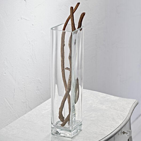 VÁZA, sklo, 40 cm Leonardo - Vázy