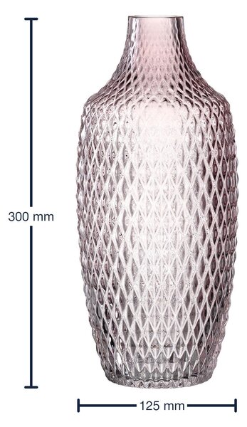 VÁZA, sklo, 30 cm Leonardo - Vázy