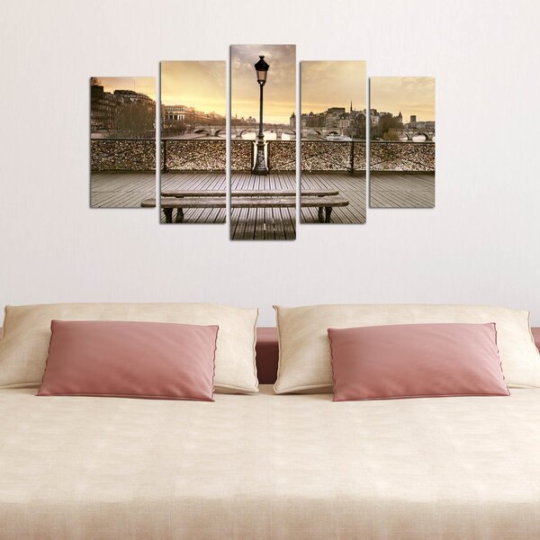 ASIR Súprava nástenných obrazov LAMPA 110 cm MDF