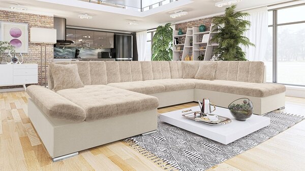 Mirjan24 Rohová sedacia súprava Genero Premium, Dostupné poťahy: Venus Velvet 2927 + Miu 2041, Strana: Ľavá - U 5903211092879