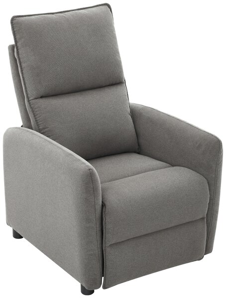 TV KRESLO, drevo, kov, plast, textil, svetlosivá Carryhome - Kreslá