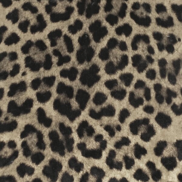 Metráž Zamat Velvet digital - Leopard béžová