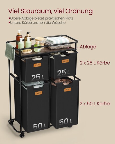 Kôš na bielizeň 150L RLS100B01