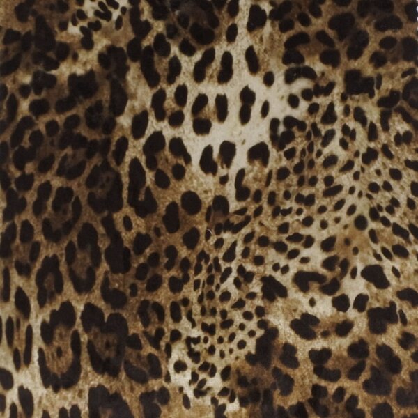 Metráž Zamat Velvet digital - Leopard gold