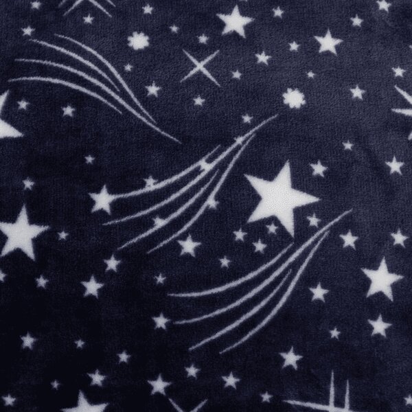 Mikroplyšová deka STARLIGHT, tmavomodrá Rozmer: 150 x 200 cm