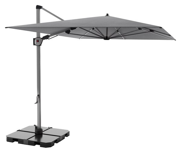 Knirps HYPERION 330 x 240 PRESTIGE - luxusný výkyvný záhradný slnečník s bočnou tyčou