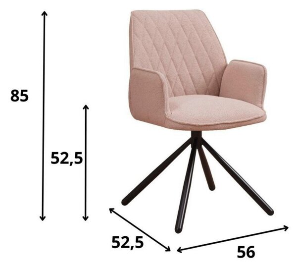 SADA STOLIČIEK S PODRÚČKAMI 2 kus MID.YOU - Stoličky, Online Only