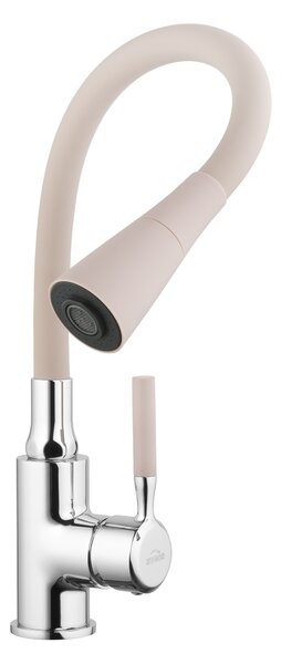 Invena Pogo, vysoká drezová batéria 2-funkčná, béžová-chróm, INV-BZ-80-L03-L