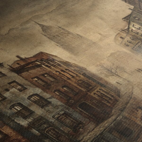 Obraz - Maľba mesta (120x50 cm)