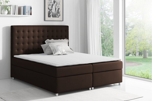 Mirjan24 Posteľ kontinentálna Alfi, Rozmer postele: 160x200, Dostupné poťahy: Manila 04 5903211153235