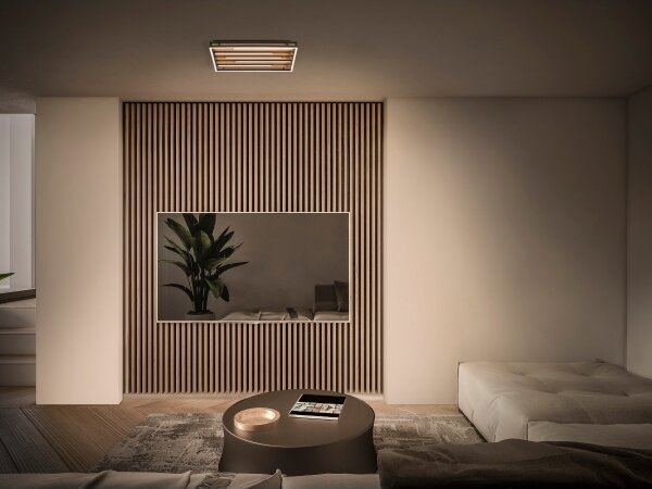 Osram - LED stmievateľné stropné svietidlo ORBIS ACOUSTIC LED/30W/230V 51x31 cm borovica