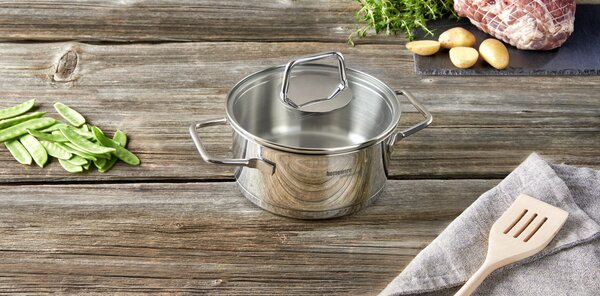 HRNIEC NA PEČENIE, ušľachtilá oceľ, 16/7,5 cm Homeware Profession. - Hrnce na varenie