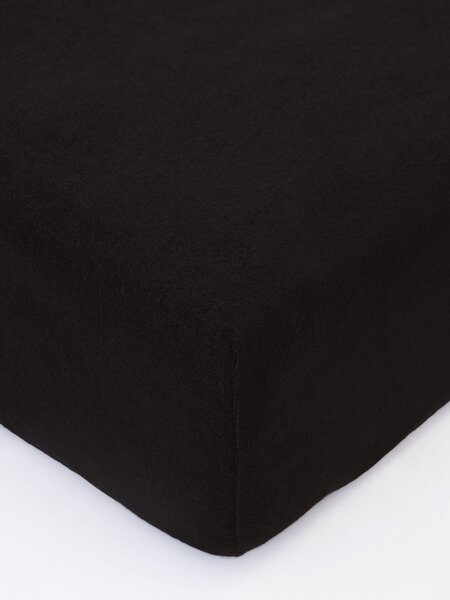 Froté plachta 140 × 200 cm - tmavo hnedá