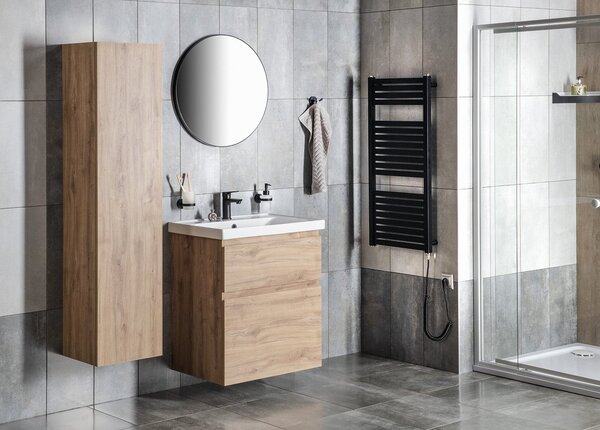 Aqualine Aqualine, ALTAIR umývadlová skrinka 67x60x45cm, dub emporio, AI370