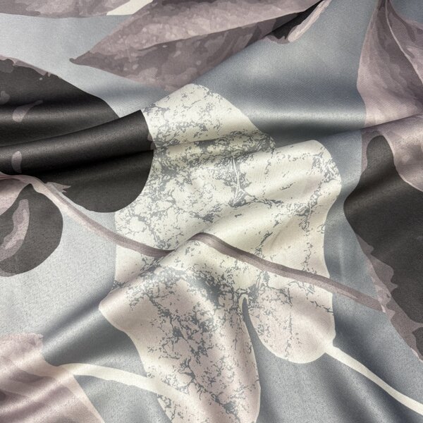 Ervi Blackout zatemňovací záves Super print - Elegantné lístie č.27