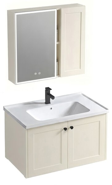 Súprava kúpeľňového nábytku s umývadlom Monti 60cm Creme
