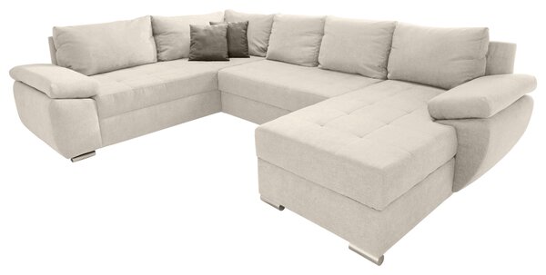 SEDACIA SÚPRAVA, textil, krémová P & B - Sedačky, Online Only