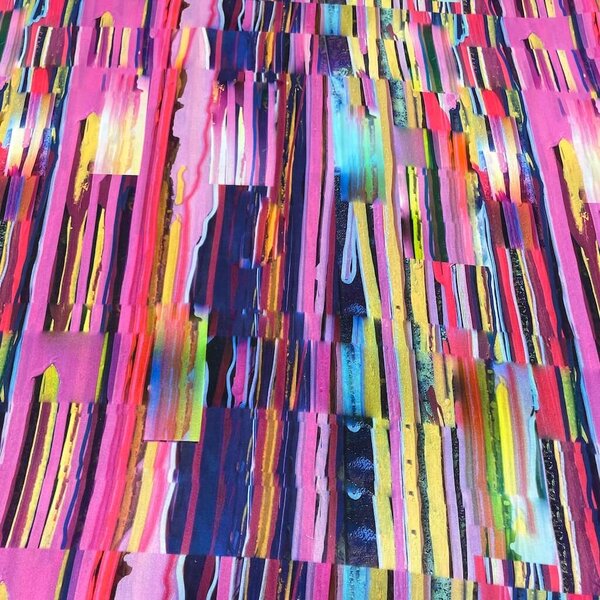Metráž Bavlna popelín - Multicolour strips
