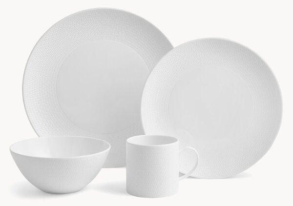 Raňajková súprava z jemného kostného porcelánu Gio, 4 osoby, 16 ks