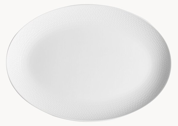 Oválny podnos z jemného kostného porcelánu Gio