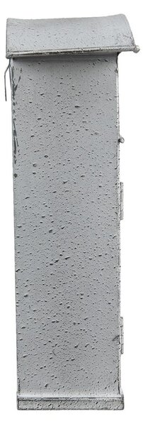 Svetlosivá retro poštová schránka Mail - 26*10*31 cm - Clayre & Eef