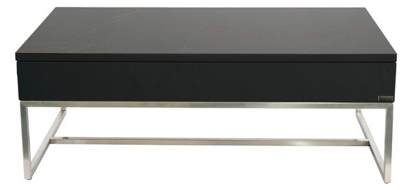 KONFERENČNÝ STOLÍK, antracitová, čierna, farba ušľachtilej ocele, kov, keramika, kompozitné drevo, 110/59/40 cm Dieter Knoll - Stolíky do obývačky