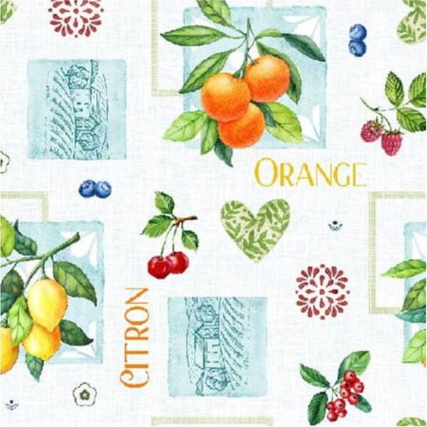 Obrus PVC 3581570, metráž, šířka 140 cm, citrusy, IMPOL TRADE