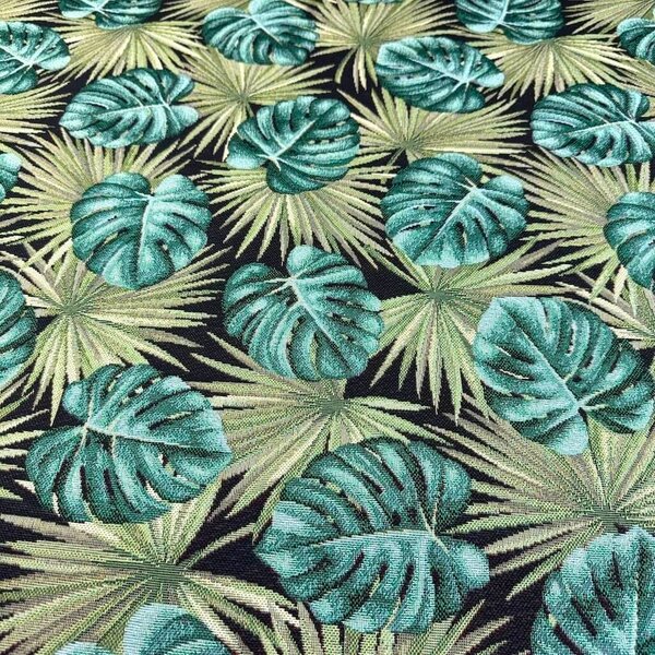Metráž Gobelín Premium - Listy Monstera
