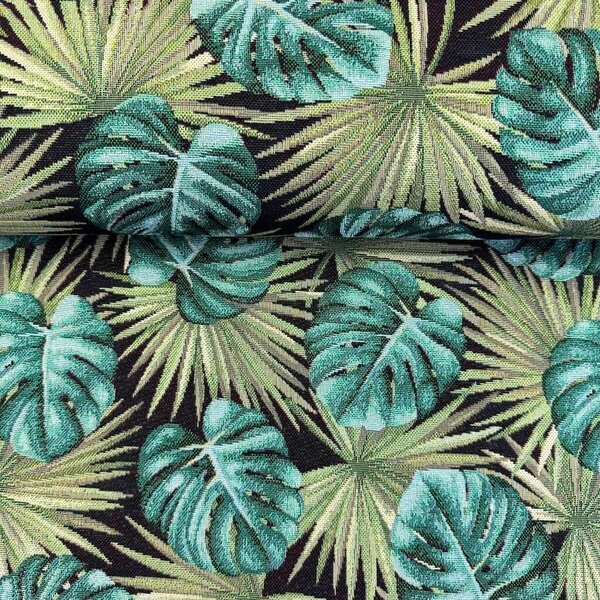 Metráž Gobelín Premium - Listy Monstera