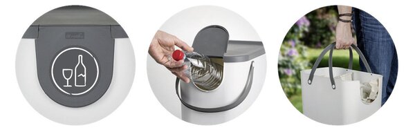 KÔŠ NA ODPADKY 25 l Rotho - Upratovanie