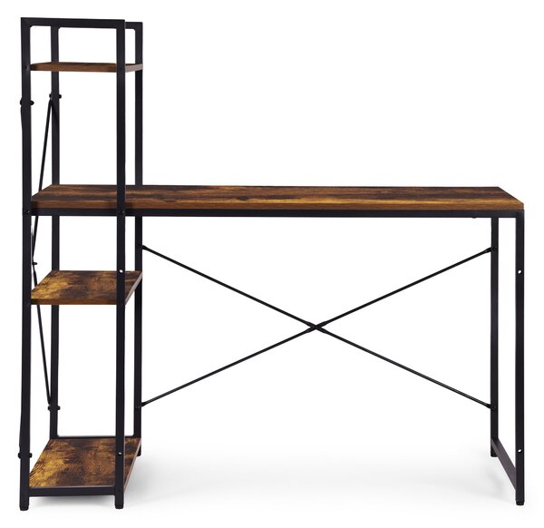 ModernHome Pracovný stôl 120x60 cm s 3 policami ModernHome