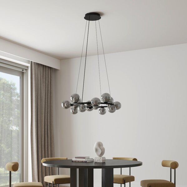 ZÁVESNÉ LED SVIETIDLO, 79,5/150 cm Dieter Knoll - Interiérové svietidlá