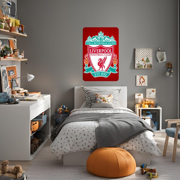 60x90cm FC Liverpool - textilná nálepka na stenu