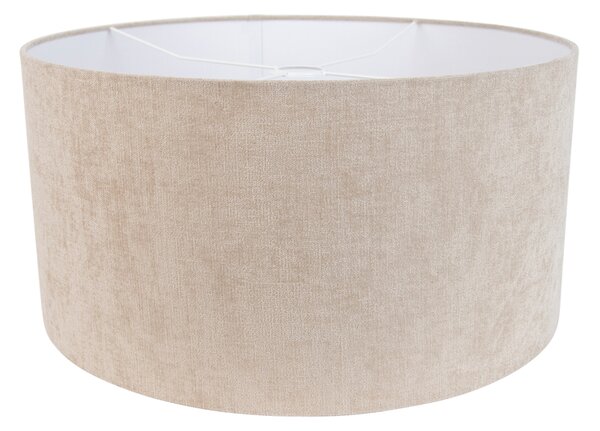 Látkové tienidlo na lampu svetlohnedé okrúhle 50/50/25