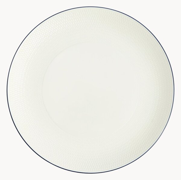 Plytký tanier z jemného kostného porcelánu Gio