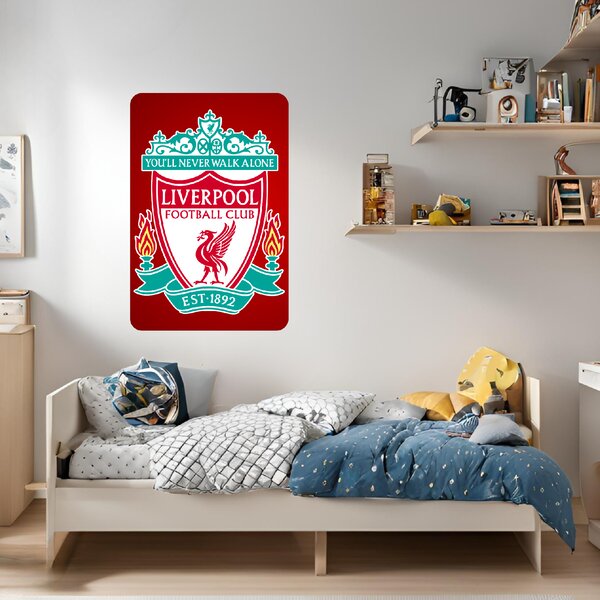 60x90cm FC Liverpool - textilná nálepka na stenu