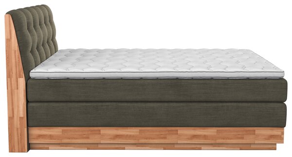 BOXSPRINGOVÁ POSTEĽ, 160/200 cm, zelená - Online Only spálne, Online Only