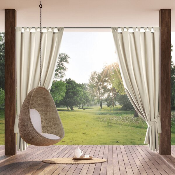 Metráž Vodeodolná závesová látka Garden š. 300 cm - Béžová