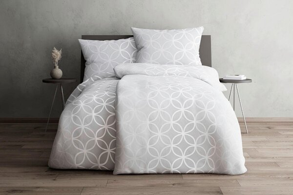 POSTEĽNÁ BIELIZEŇ, sivá, 135/200 cm Grund - Online Only bytové doplnky, Online Only