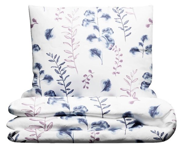 POSTEĽNÁ BIELIZEŇ, modrá, biela, 135/200 cm Grund - Online Only bytové doplnky, Online Only