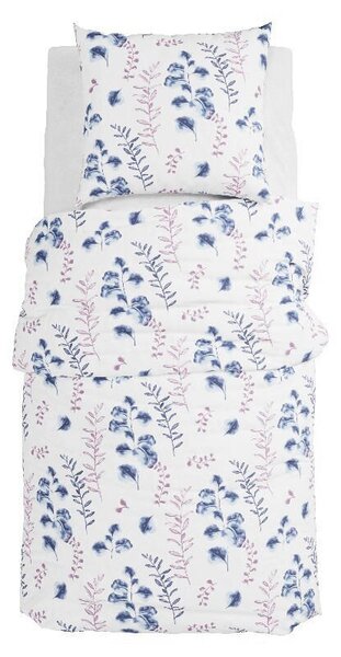 POSTEĽNÁ BIELIZEŇ, modrá, biela, 135/200 cm Grund - Online Only bytové doplnky, Online Only