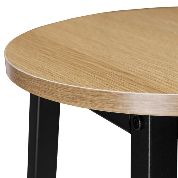 Barová stolička Flint Modern Oak loft