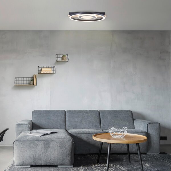 STROPNÉ LED SVIETIDLO, 37/39/5 cm - Interiérové svietidlá