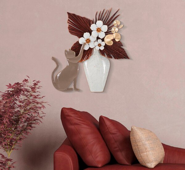 NÁSTENNÁ DEKORÁCIA 54.60/59.7/8.9 cm - Dekorácie na stenu, Online Only
