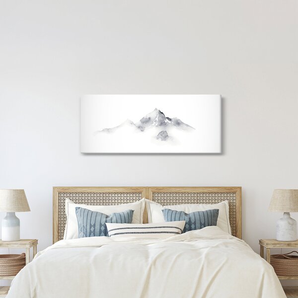 Obraz - Atramentová maľba hôr (120x50 cm)
